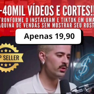 40 Mil Vídeos E Cortes - Online🟢