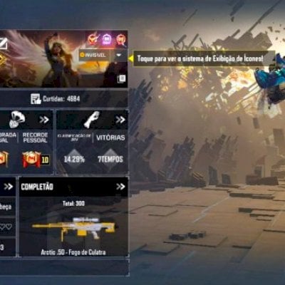 12 Skins lendárias  e 1 Skins Mítica