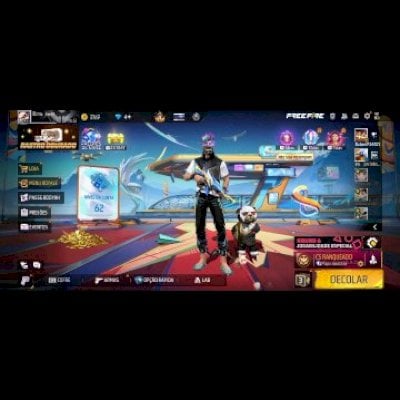 Conta Free Fire level 62