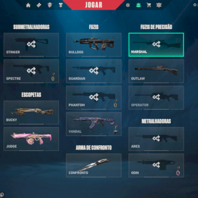 Conta Valorant Varias skins