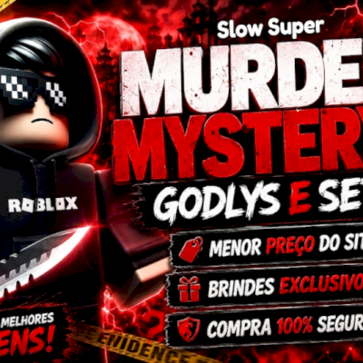 [PROMOÇAO + BRINDE] GODLYS | SETS | CHROMAS | Murder Mystery 2 | MM2 (ROBLOX)