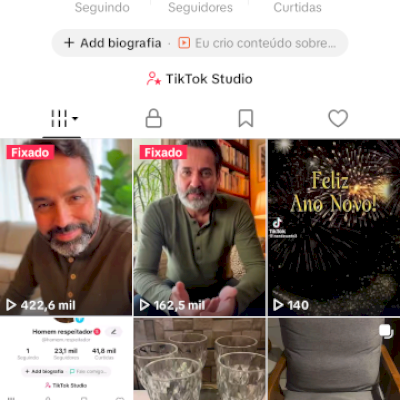 conta de tik tok 25k de seguidores real