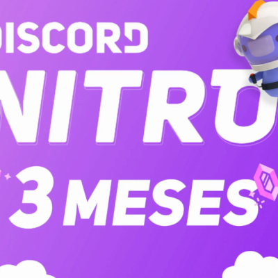 Discord Nitro 3 Meses + 6 Impulsos (PROMOÇÃO)