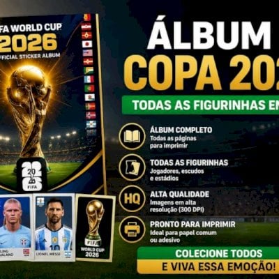 FIGURINHAS COPA DO MUNDO 2026 PDF COMPLETO+ÁLBUM+EXTRAS+INSTRUÇÃO