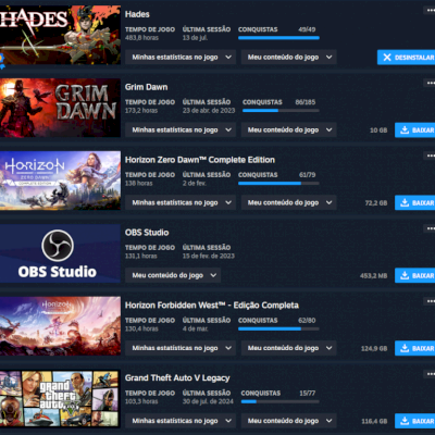 Conta Steam Nvl 35 TOP e recheada!!!