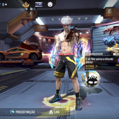 🔥 CONTA FREE FIRE — LV. 58