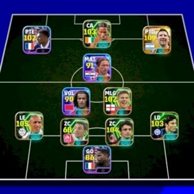 mbl/pack FRA, messi 109, drogba, modric, bouaddi, r. carlos, zanetti, oddo e +++