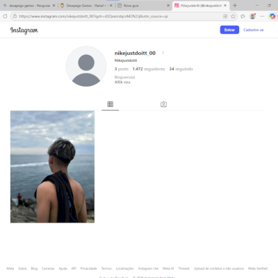 CONTA DO INSTAGRAM COM 1500 SEGUIDOR , TODOS REAIS , CONTA BR , + 2 MES CRIADO