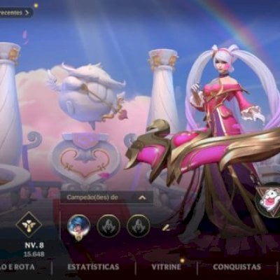 WILD RIFT - 55 skins, Nivel 87, ouro, já foi mestre