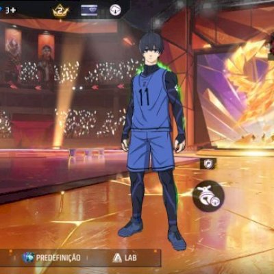 🔥 **CONTA FF NÍVEL 27 | ISAGI + RIN | GATUNO | PLATINA | LOGIN GOOGLE** 🔥