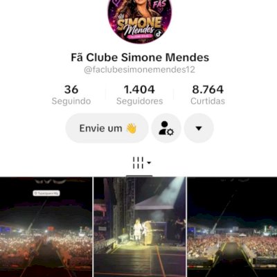 Vendo conta do tik Tok engajada