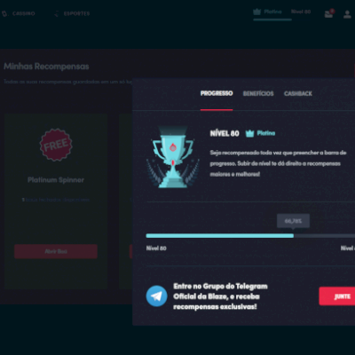 CONTA NA BLAZE PLATINA