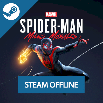 Conta steam OFFLINE com SPIDER MAN MILES MORALES 🔥