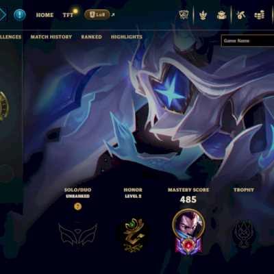 CONTA LEAGUE OF LEGENDS | ANO 2015