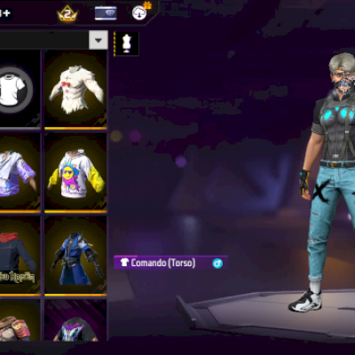 Vendo conta de free fire com 5 passe, etc.. 40