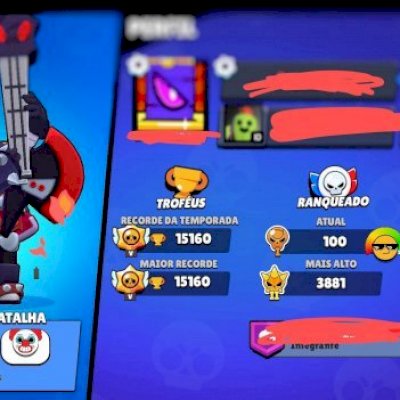 Conta Brawl stars 15K troféus
