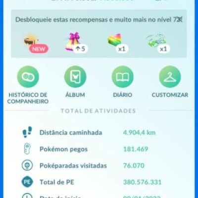 [LVL72] +200 Lendários e +70 Shinies 100%