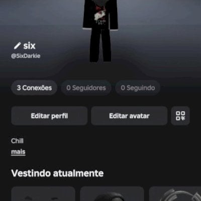 Roblox, conta de 2019 com bastante coisas e com 1700 de robux