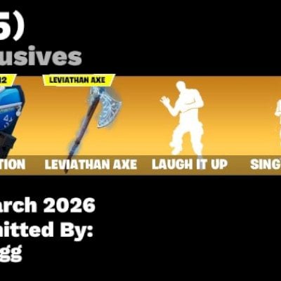 Conta Fortnite com Machado Leviatã, Sing Alone, Laugh It Up, Jabba e Mais