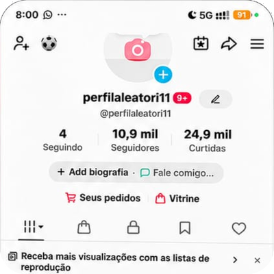 CONTAS TIKTOK MONETIZADA E SHOP ATIVO BRASIL 10K SEM DOC | ENTREGA RÁPIDA