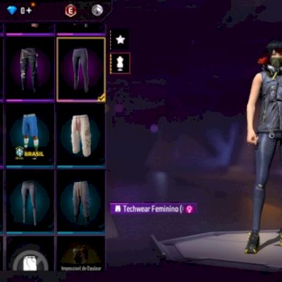 Conta gemada e rara free fire