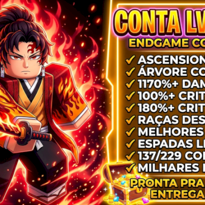 Conta Sailor Piece lvl MAX | Ascension 10 | Goku+F, Yoriichi+F, Garou+F, Kirito+