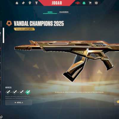 CONTA VALORANT VANDAL CHAMPIONS 2025, VANDAL LUGUBRE E PHANTOM SERPENTÁLICA
