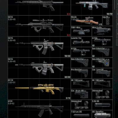 Conta de Arena Breakout infinite full acesso 54m de stash 28m de koen