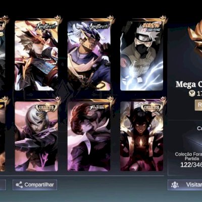 Conta mobile legends insana full herosi e emblemas