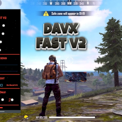 Painel Headtrick Davx Fast V2 - 100% HS Free Fire