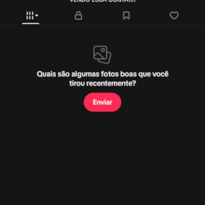 venda de conta do Tik Tok