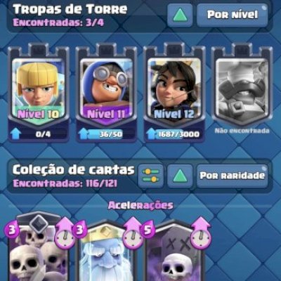 Conta de +7000 trofeus, 1500 gemas e +300000 de ouro!!