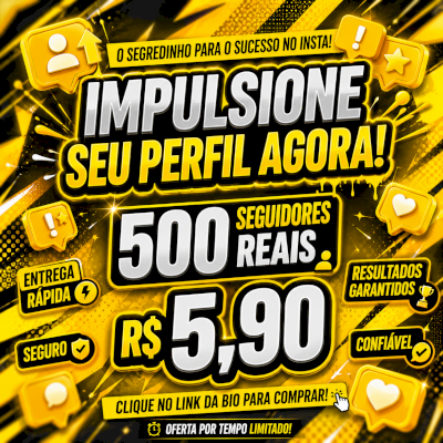 🚀 500 Seguidores para o Instagram por Apenas R$ 5,90! + 40%
