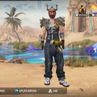 CONTA FREEFIRE ANTIGA 1,2,3,4 PASSE RARO