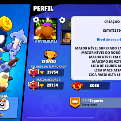 CONTA DE BRAWL 2019! COM 87 BRAWLERS E COM TÍTULO RARO DE BUZZ LIGHTYEAR!! 🎮🎮