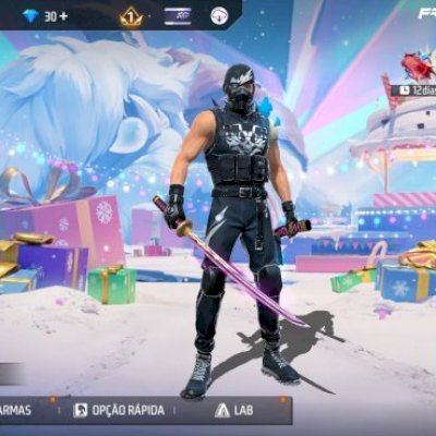 Iniciante com rei caveira, 30 dima, troca nick outro pacote muito brabo