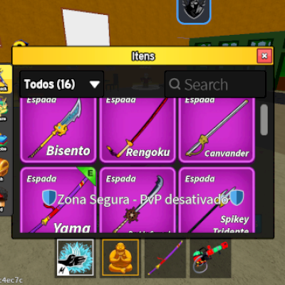 CONTA BLOX FRUITS 2548 | GRAVITY + PAIN + QUAKE + VÁRIAS ESPADAS