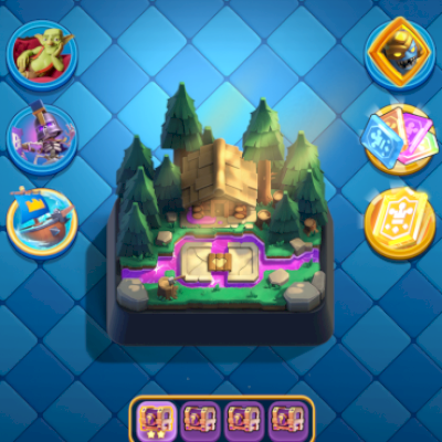 Conta clash royale muito antiga