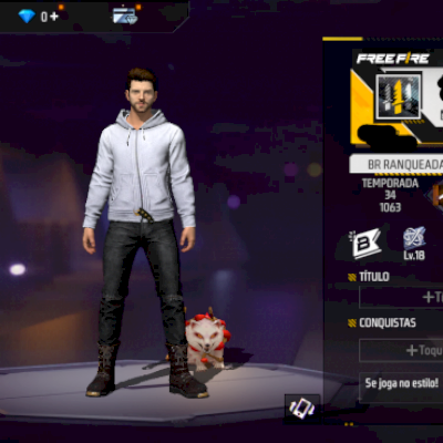 Conta de FREE FIRE lv_10 com alok