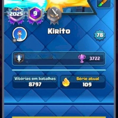 Conta lv 78 | 14.000 Trofeus | 30 Evos | 7 Herois | 9 Anos | Torre lv 16