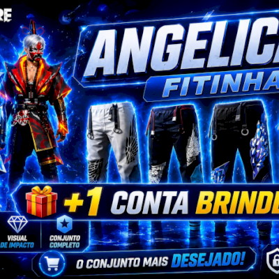FREE FIRE CONTA + SKINS + DIAMANTES 🔥
