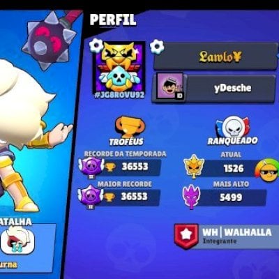 Conta de Brawl Star boa 2024 37k