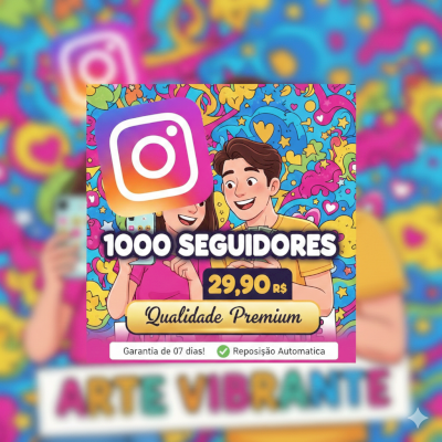 Instagram - 1000 Seguidores / Início Rápido - Promoção! ! - Redes Sociais