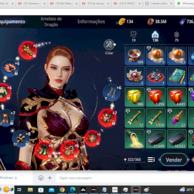 vendo 3 contas alts para minerar ou jogar