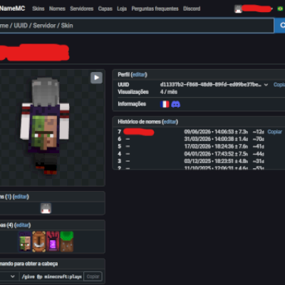 Conta Original Full Acesso com 4 capas (LEVEL ALTO NO MUSHMC, UPADA COM 0 BANS)