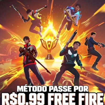MÉTODO PARA PAGAR APENAS R$0,99 NO PASSE DO FREE FIRE