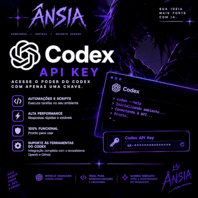 CODEX API KEY +500M DE TOKEN + RESETA TOKEN A CADA 1 HORA