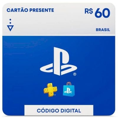 GIFT CARD PLAYSTATION 60 REAIS