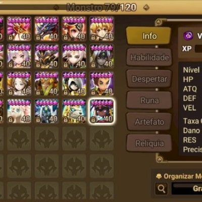 Conta Summoners War Global com 2 NAT5 LD ( Eleanor + Vivachel )