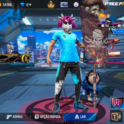 CONTA FREE FIRE – NÍVEL 76 • RARÍSSIMA• +600 PEITORAIS